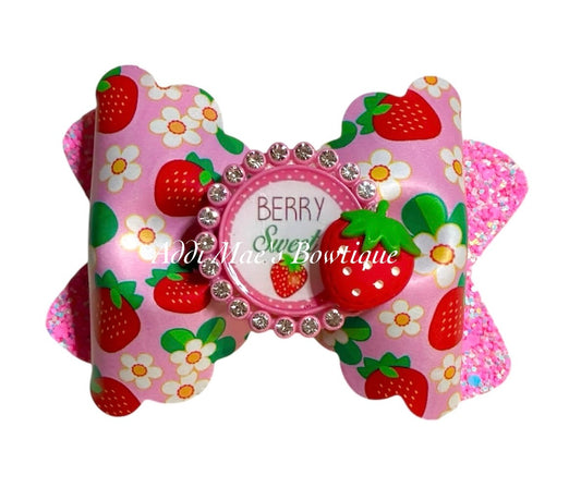 Strawberries Berry Sweet Bow