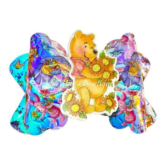 Yellow Bear Holographic Bow