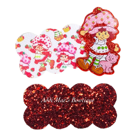 Strawberry Girl Snap Clip Set