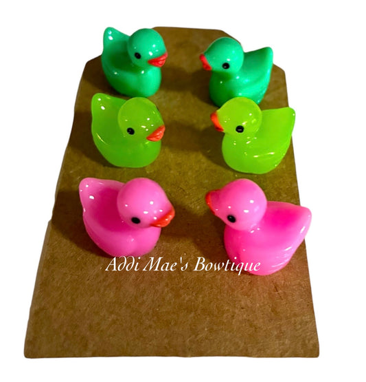 Mini Ducks Trio Earring Studs