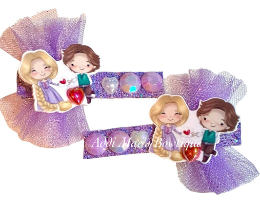 Happily Ever After Princess Alligator Clip Set