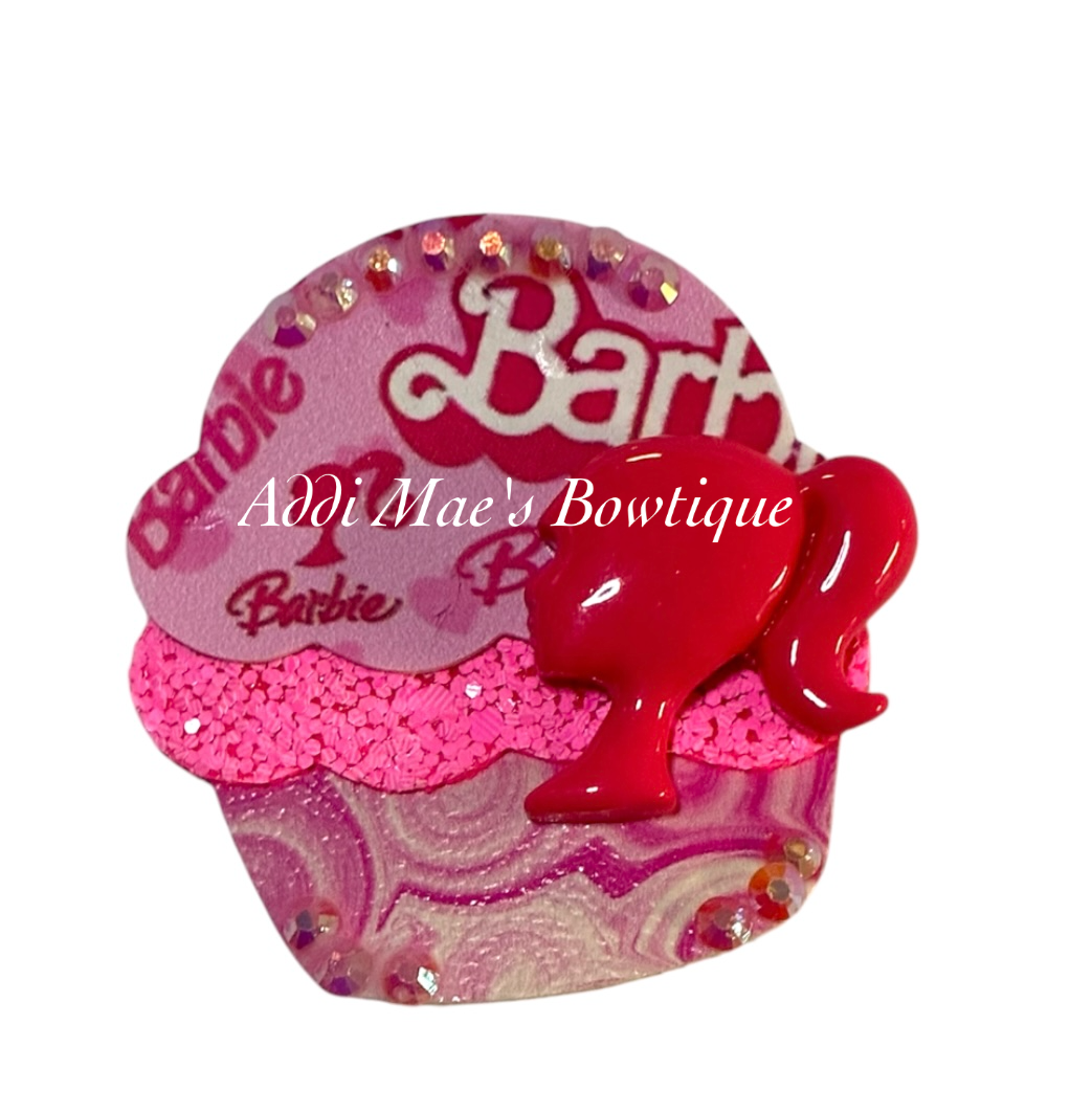 Fashion Doll Cupcake Clip