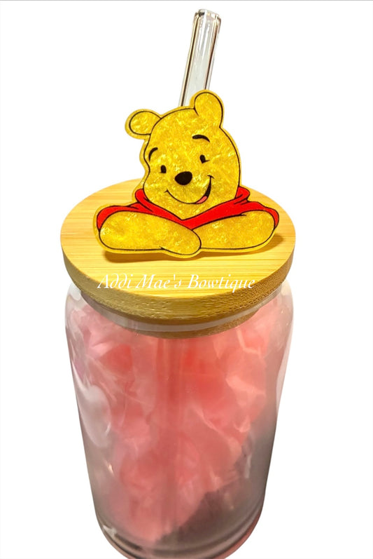 Yellow Bear Straw Topper