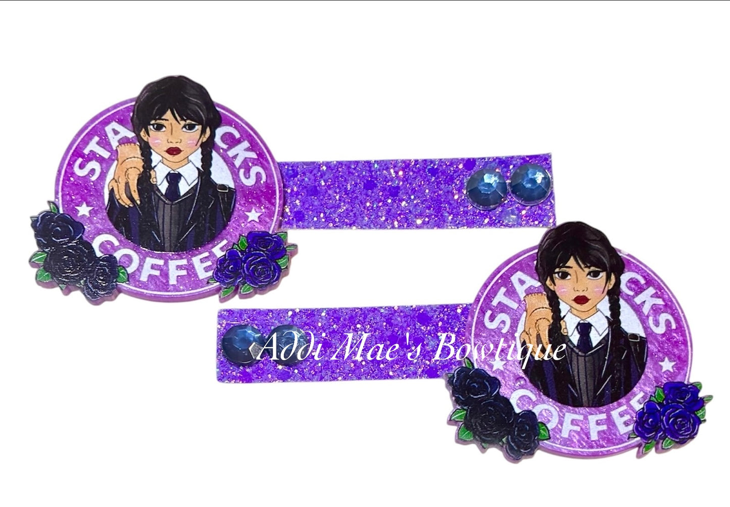 Wednesday Coffee Alligator Clip Set