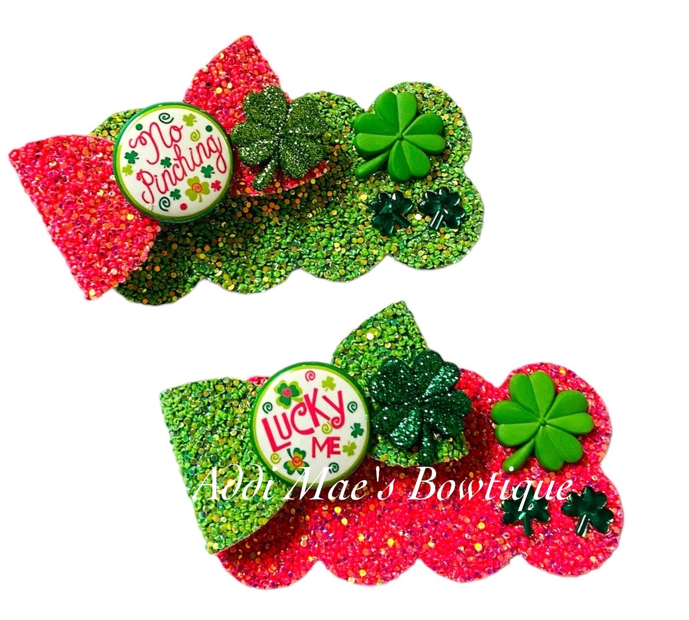 Lucky Me Shamrock Snap Clip Set