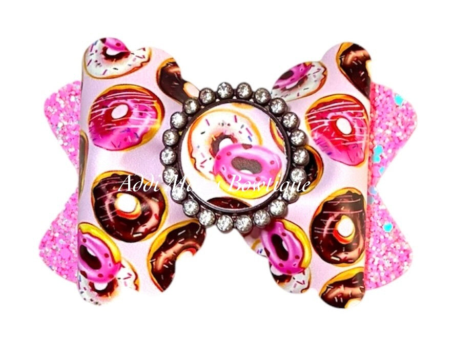 Pink Donuts Bow