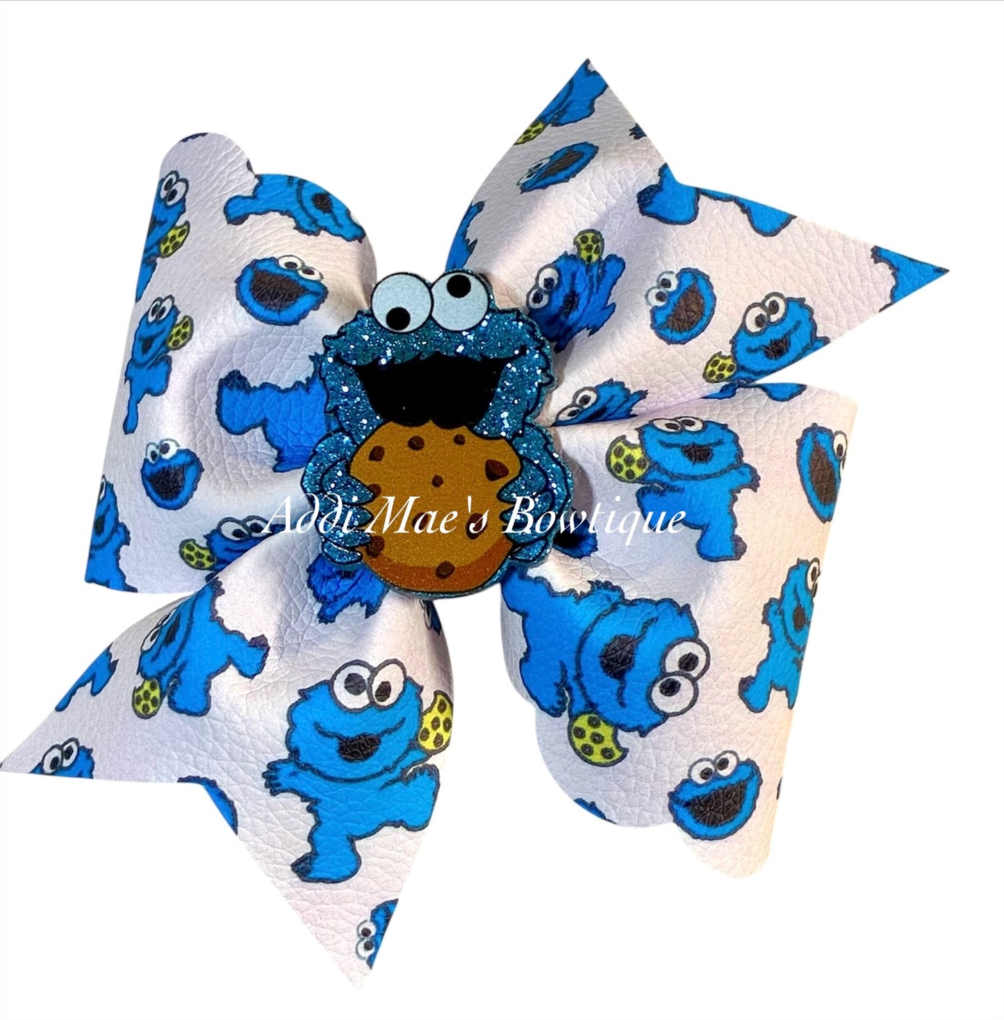 Cookie Monster Bow
