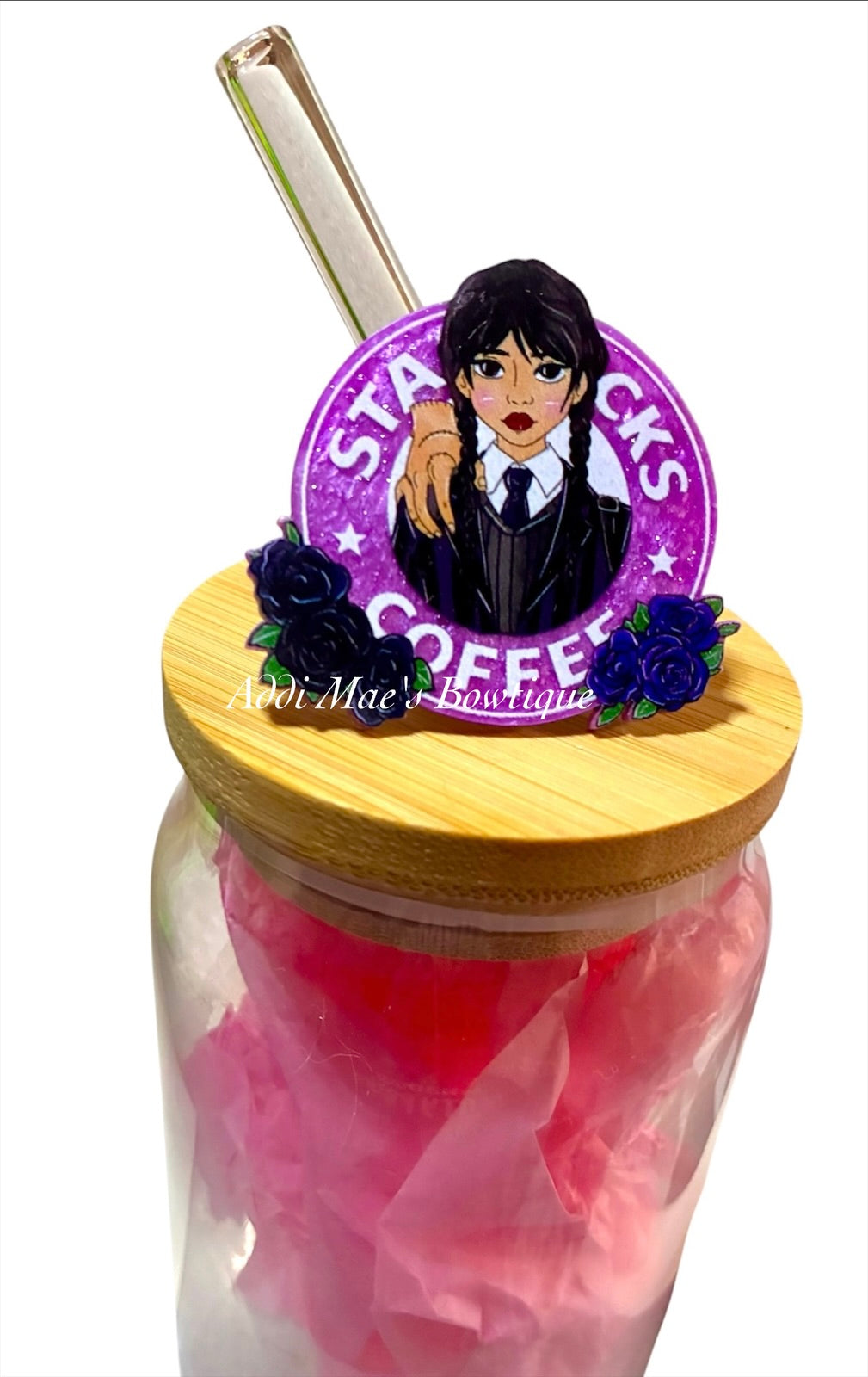 Wednesday Coffee Straw Topper