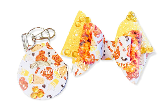 Park Snacks Bow/ Quarter Holder Set