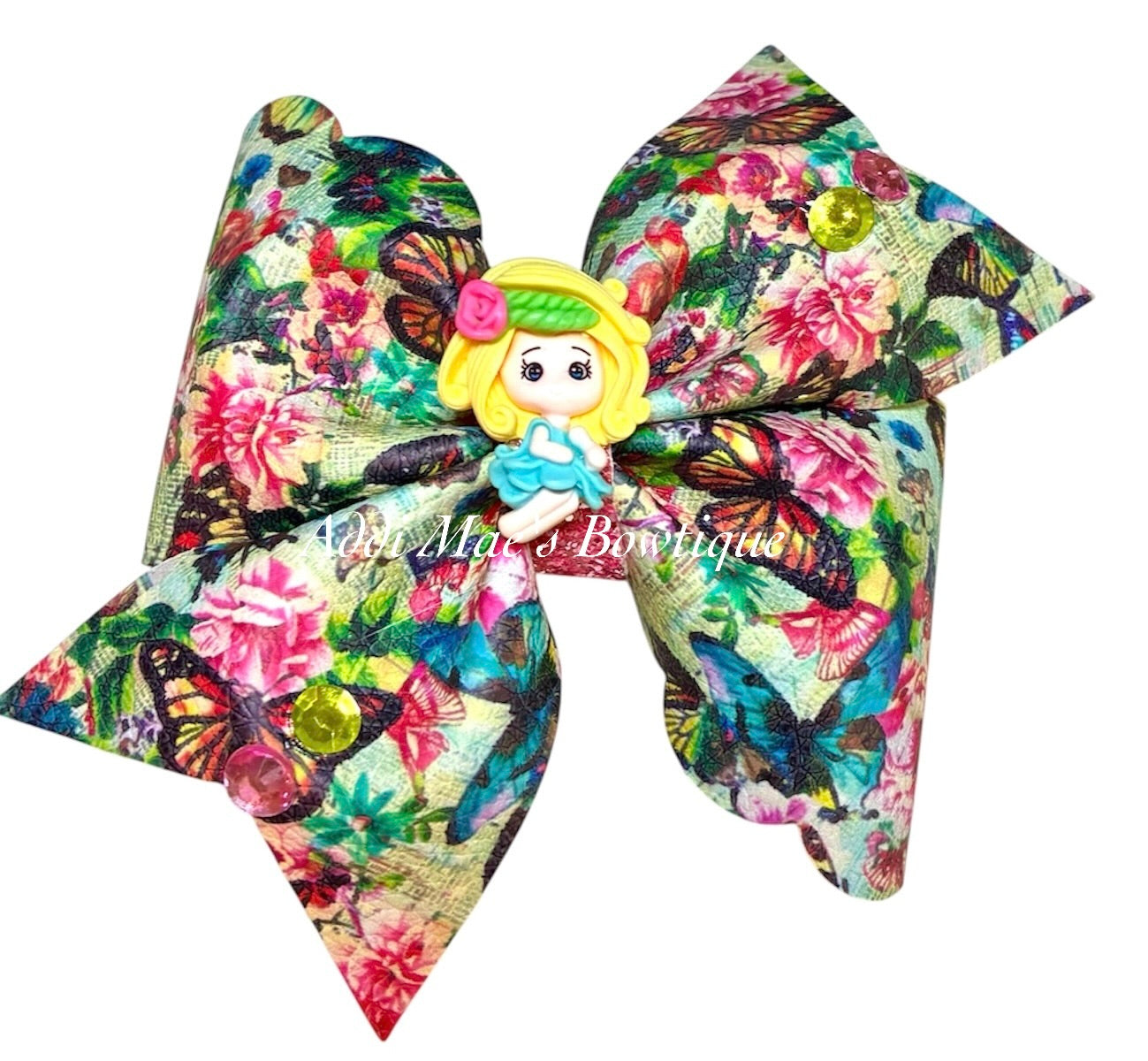 Vintage Butterfly Fairy Bow