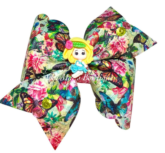 Vintage Butterfly Fairy Bow