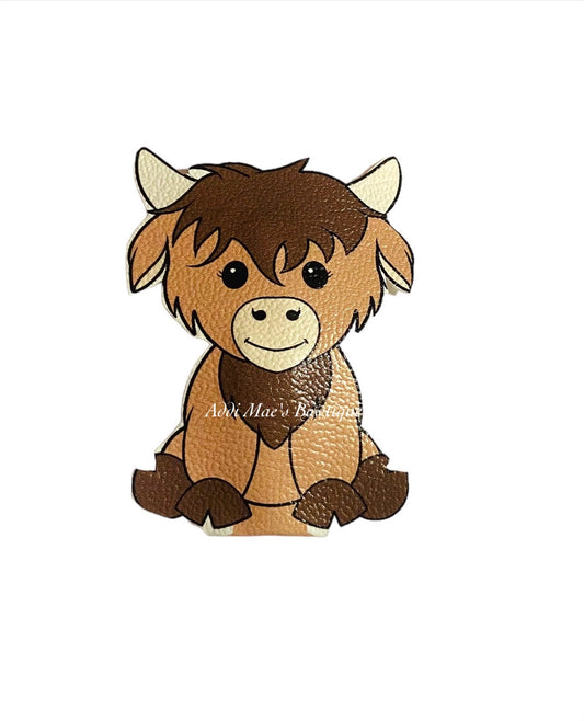 Highland Cow Snap Clip