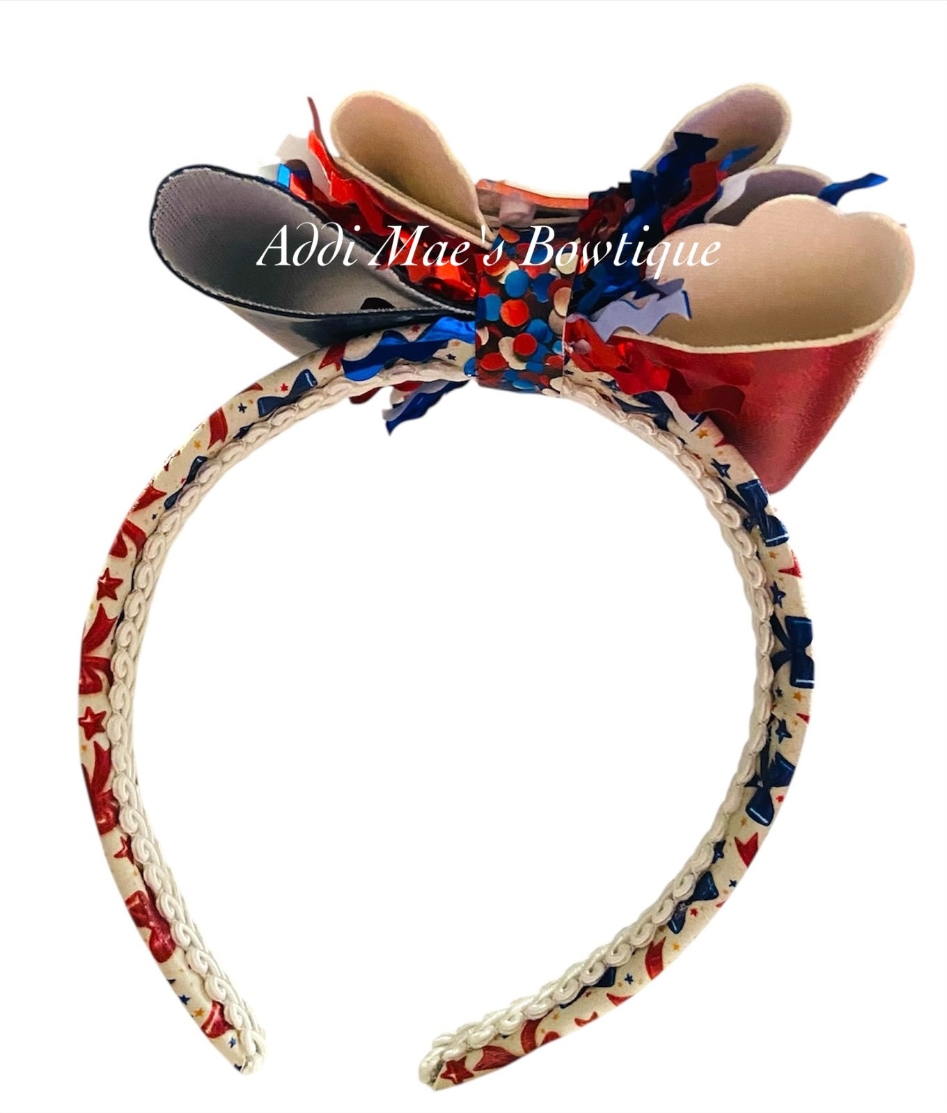 American Bows Faux Leather Headband