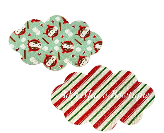 Hot Chocolate Snowman Christmas Snap Clip Set