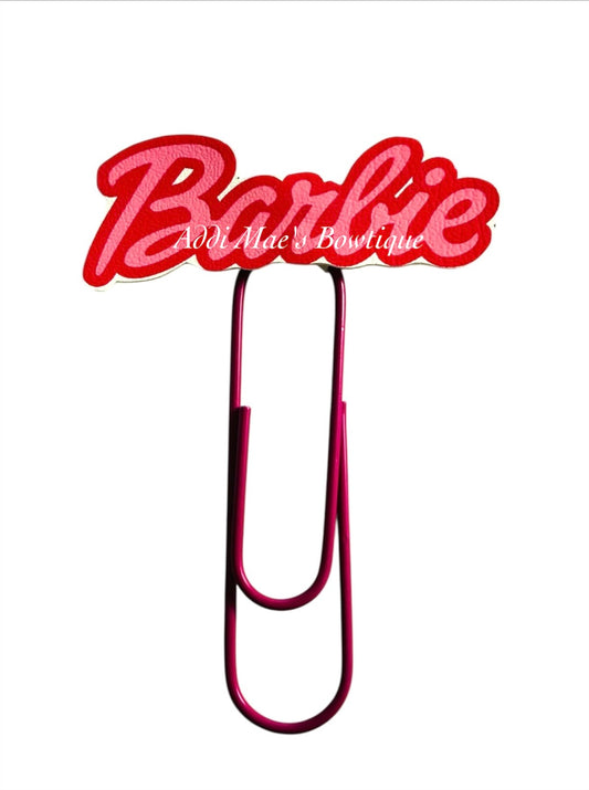 Glam Doll Jumbo Paperclip Bookmark