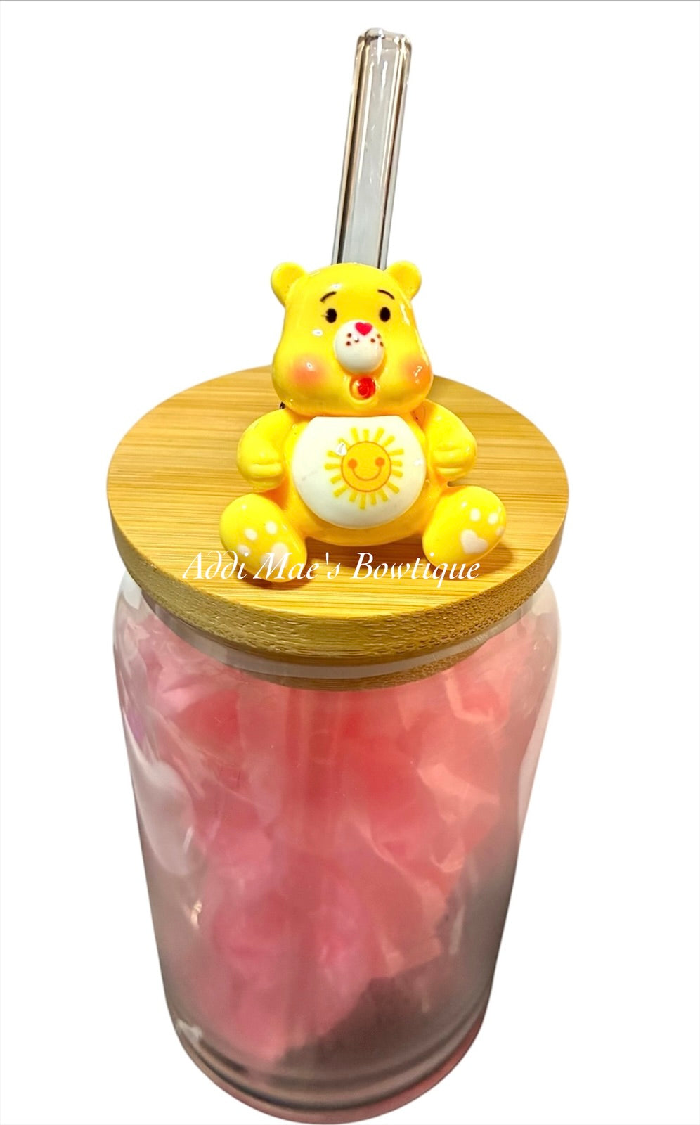 Caring Bear Straw Topper