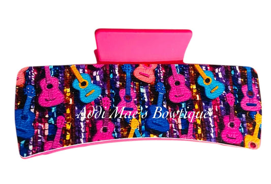 Guitar Party XL Claw Clip