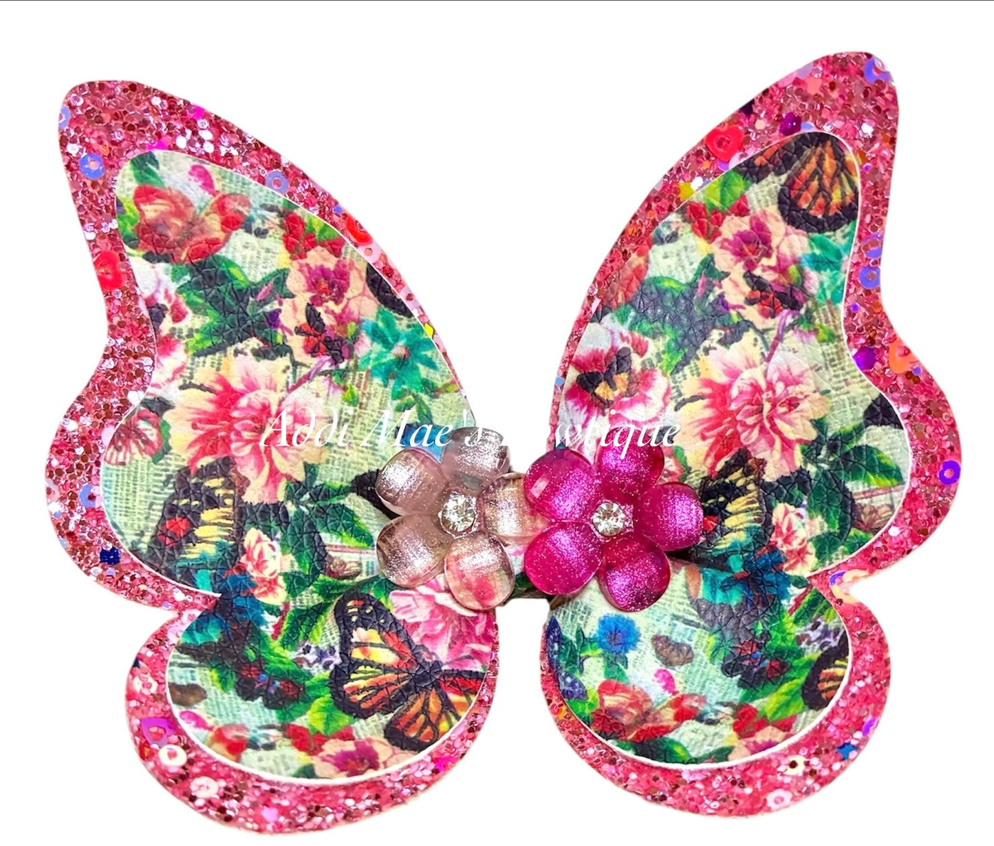 Vintage Butterflies Butterfly Bow