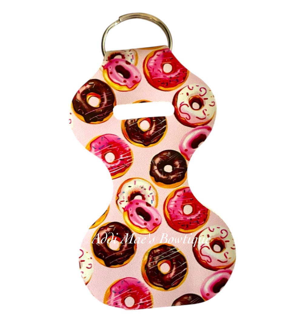Donuts Chapstick Keychain