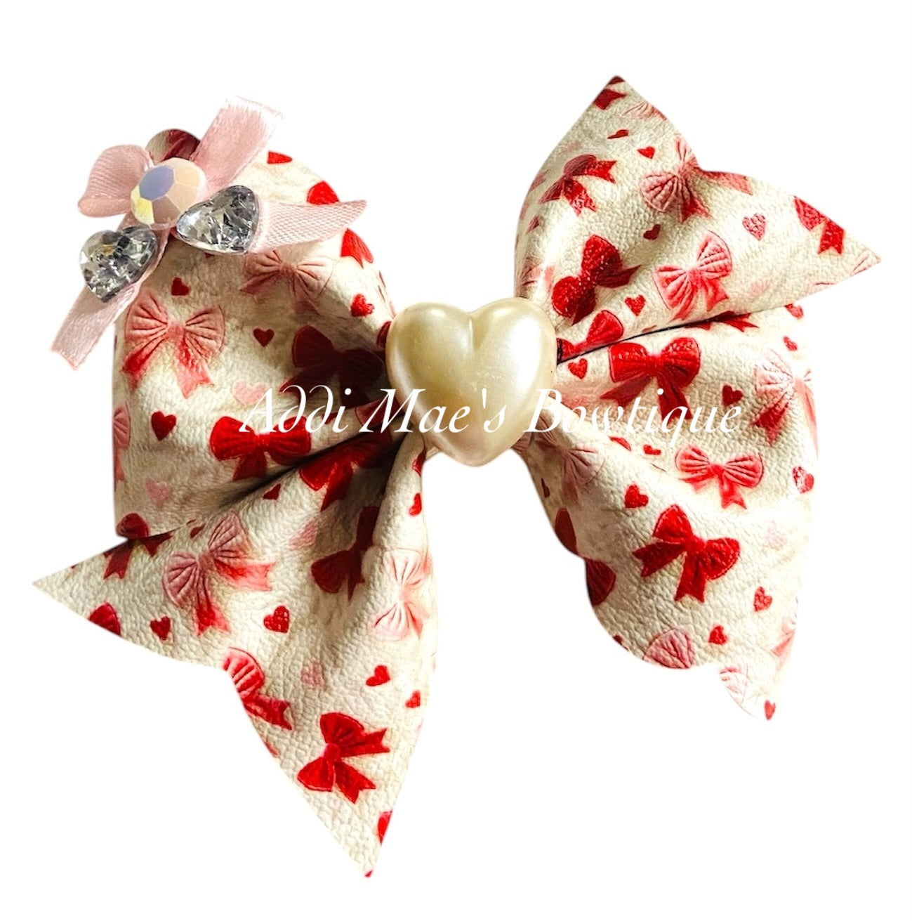 Pink & Red Bows  Bow