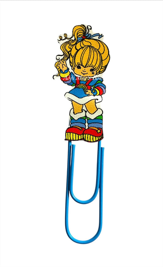 Rainbow Girl Jumbo Paperclip Bookmark