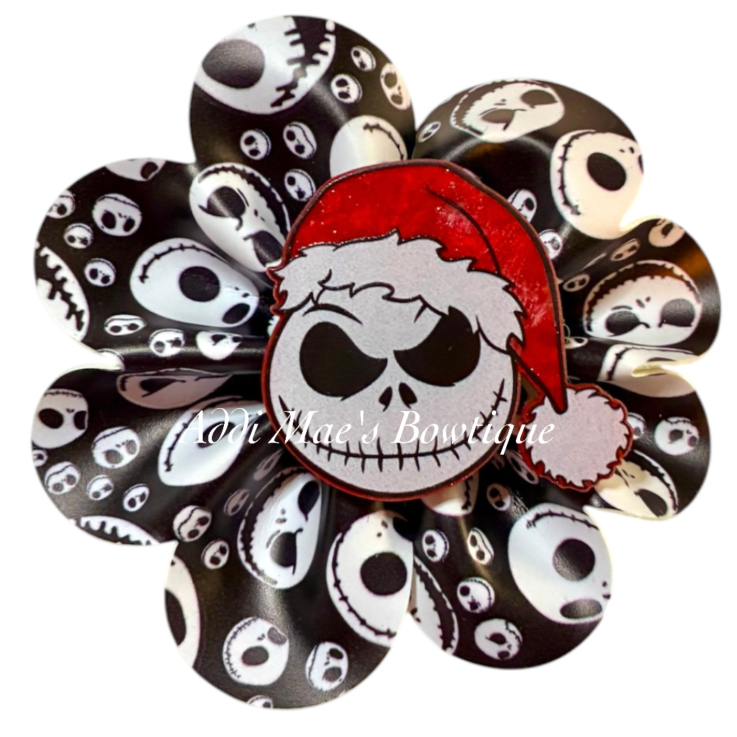 Santa Jack Nightmare Ruffle Bow