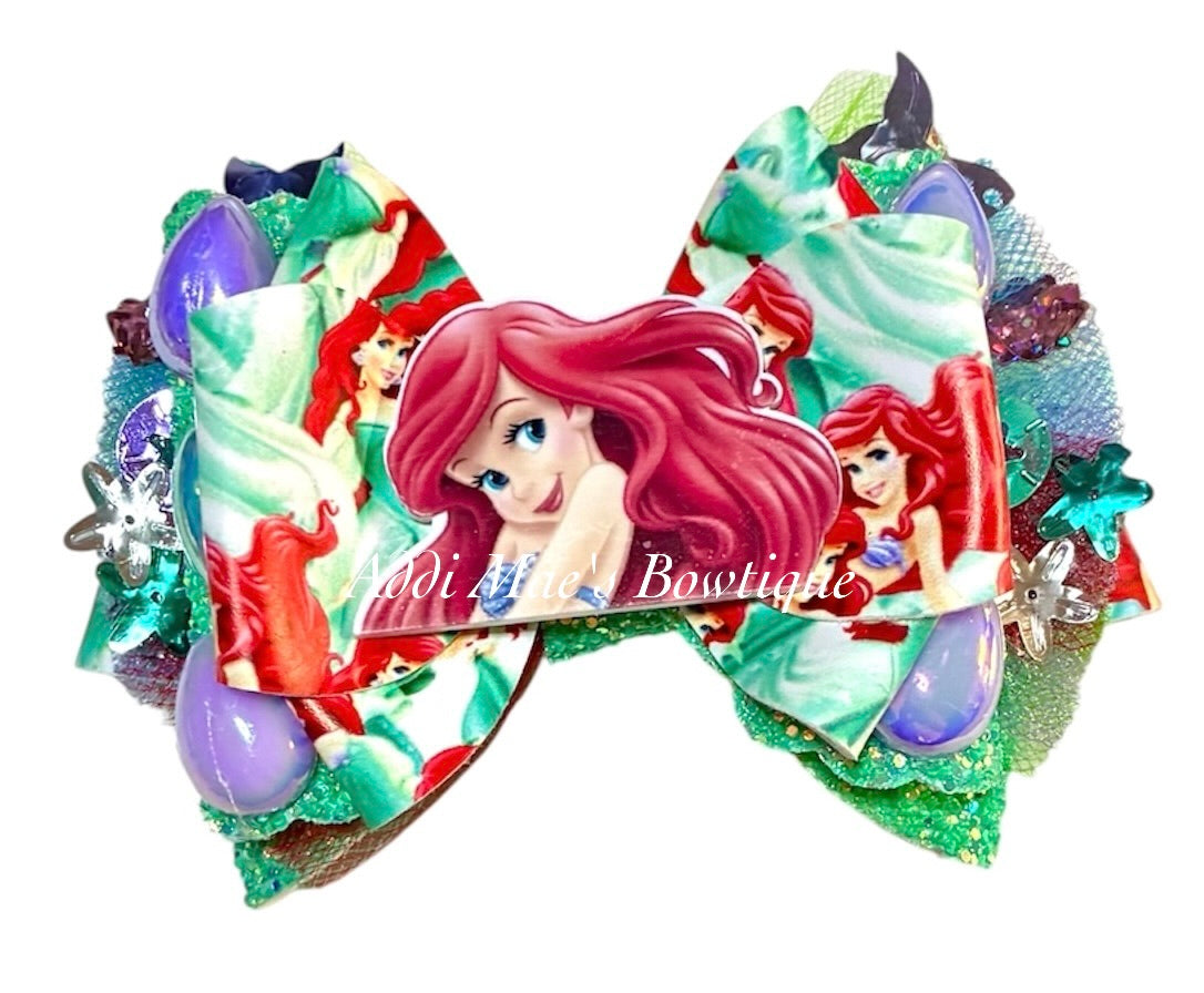 Mermaid Princess Bow