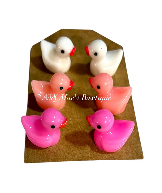 Mini Ducks Trio Earring Studs