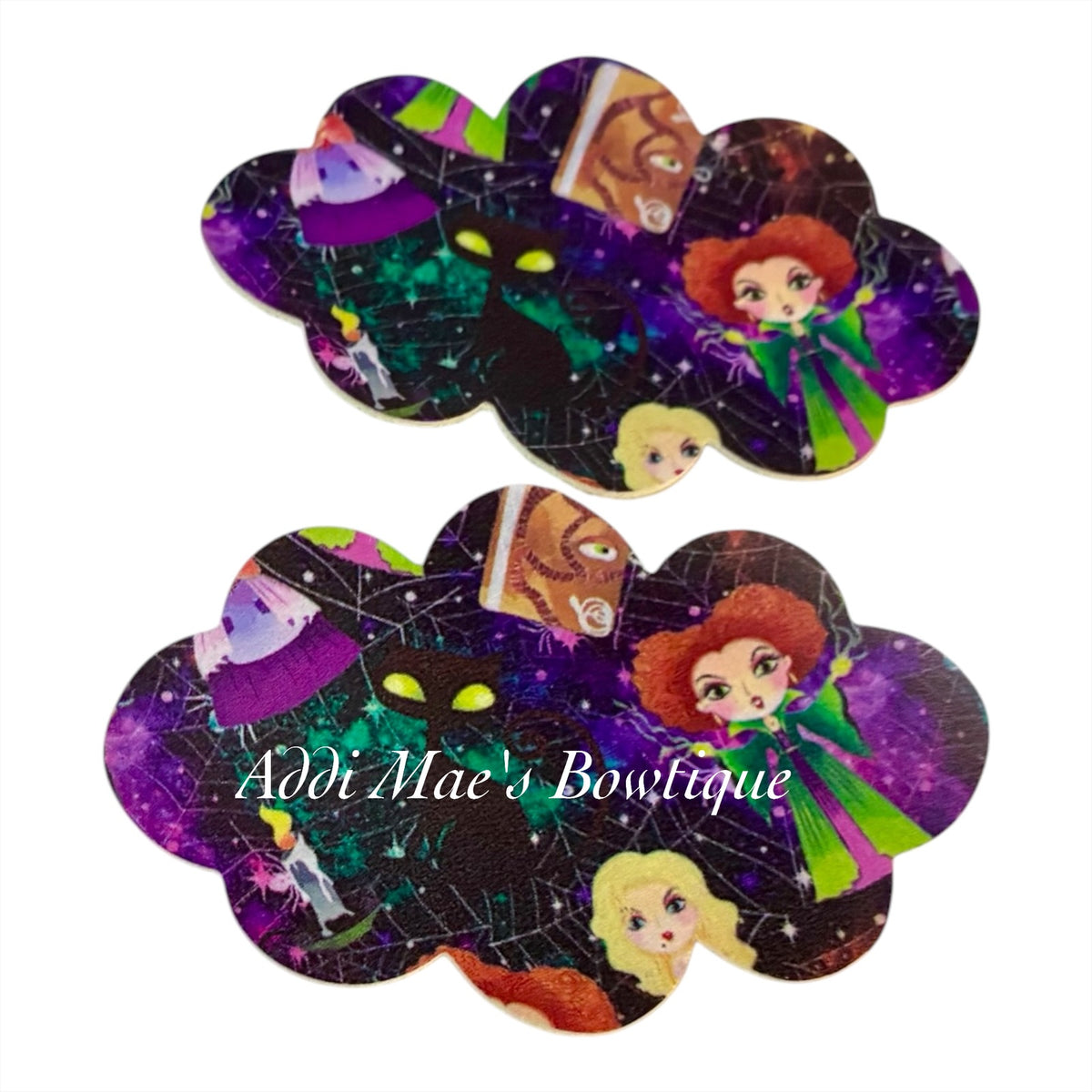 Witch Sisters Halloween Snap Clip Set