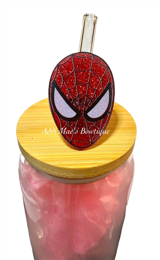 Spider Hero Straw Topper