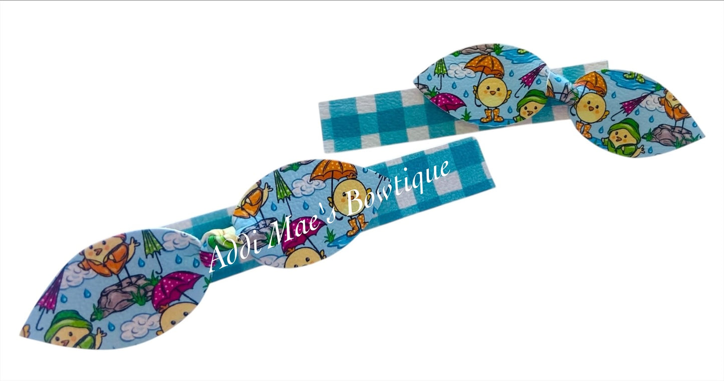 Rainy Day Chicks Mini Top Knot Alligator Clip Set