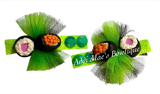 Sushi Alligator Clip Set
