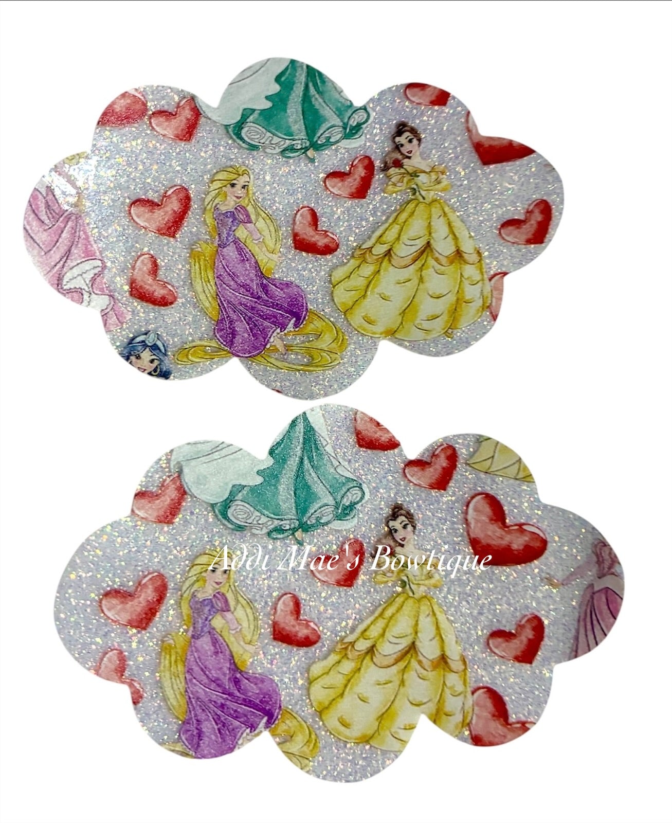 Princesses Hearts Snap Clip Set