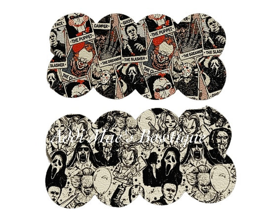 Scary Movie Bad Guys Halloween Snap Clip Set