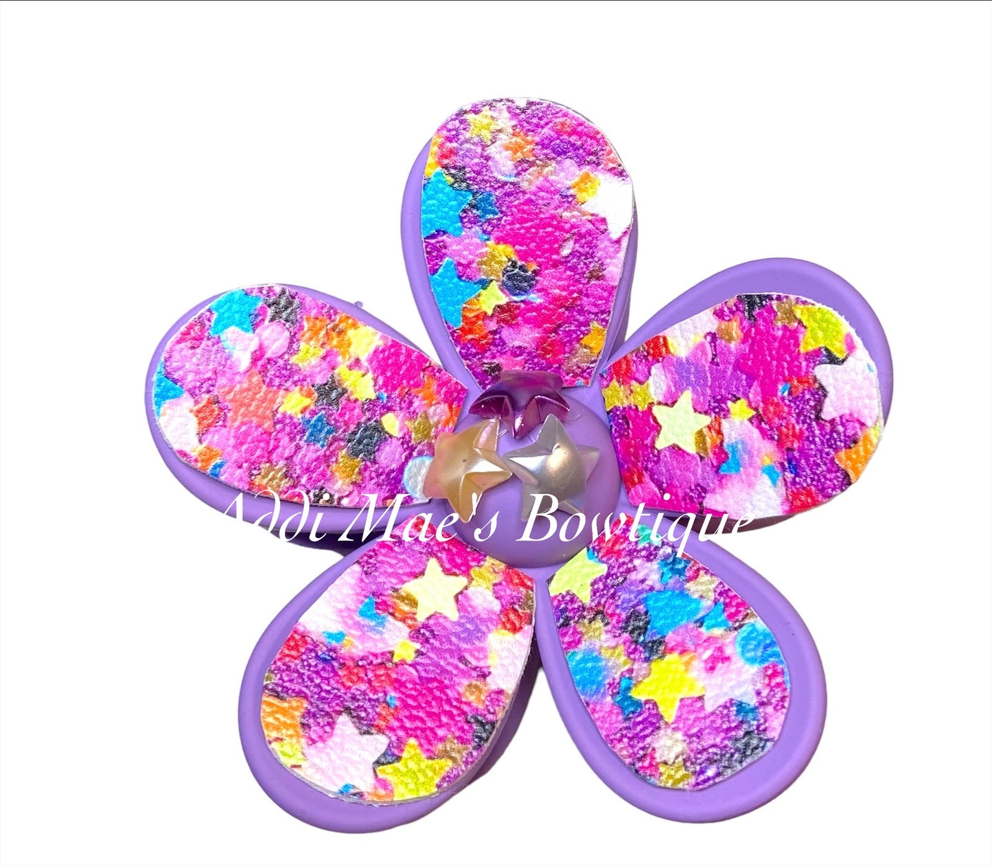 Stars Flower Claw Clip