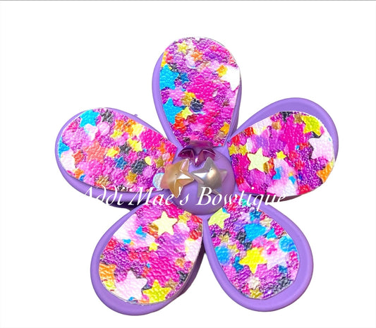 Stars Flower Claw Clip