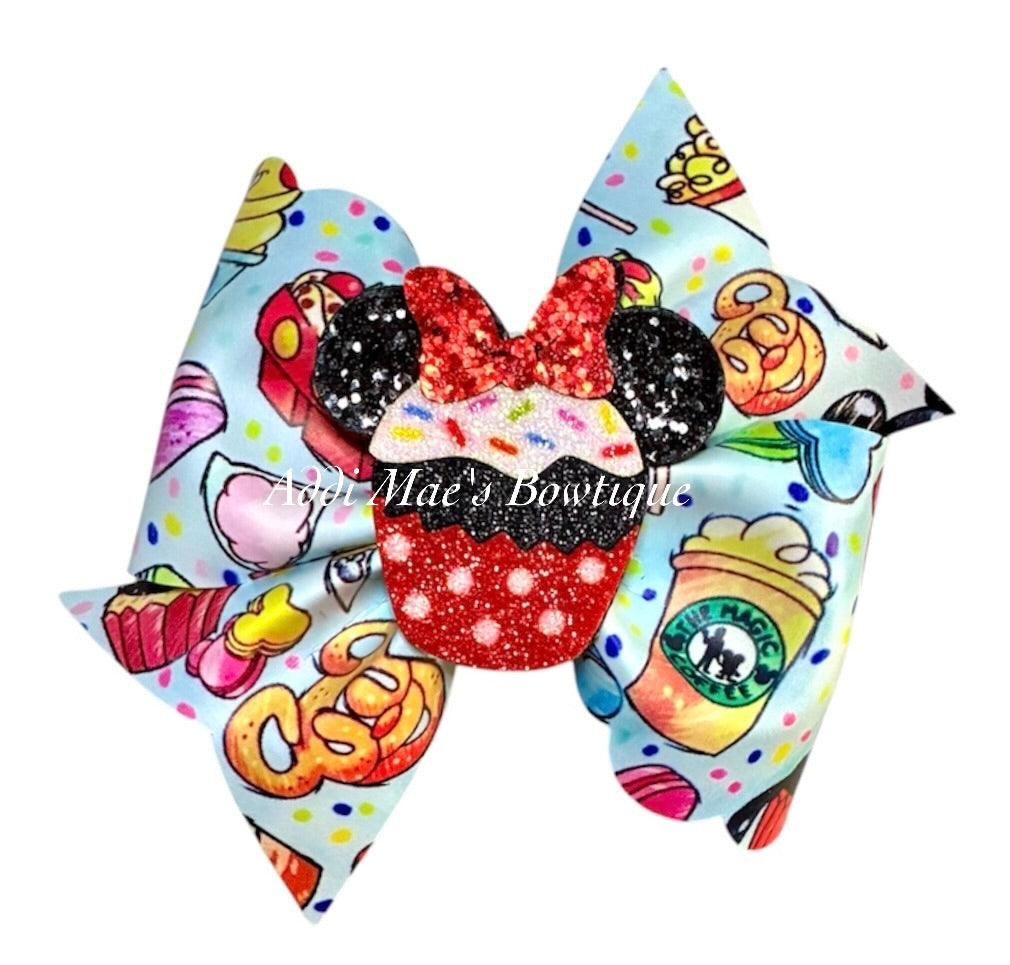 Park Snacks Cupcake Bow