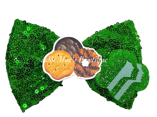 Scout Cookies Sequin Bow