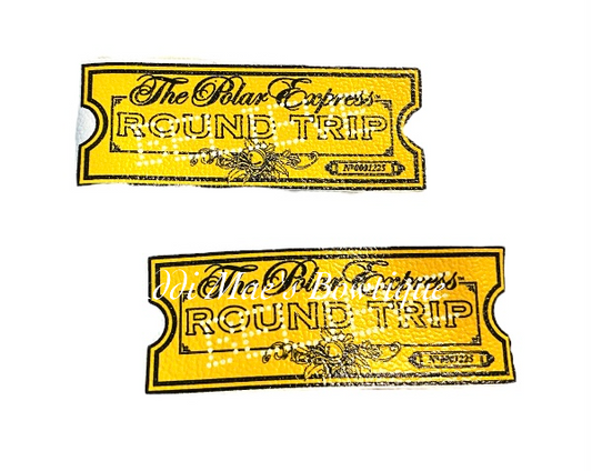 Golden Ticket Christmas North Pole Train Snap Clip Set