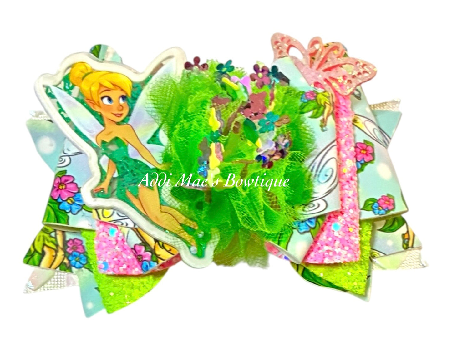 Green Fairy Bow