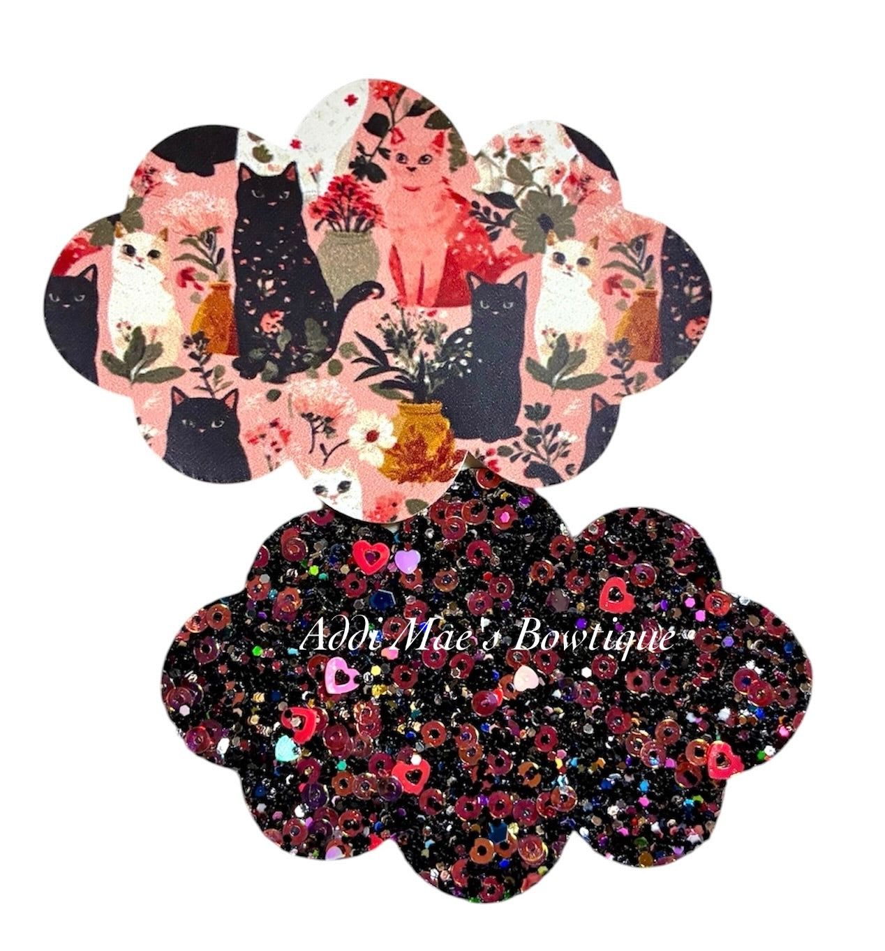 Black & White Cats Snap Clip Set
