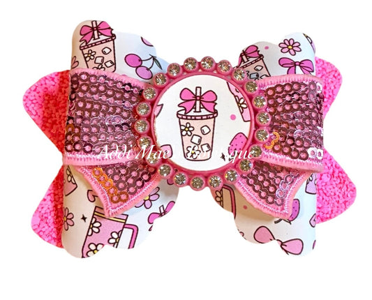 Pink Tumblers Bow