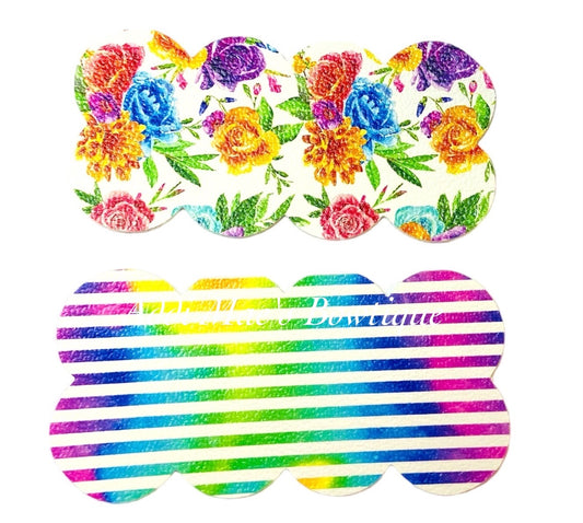 Rainbow Roses Snap Clip Set