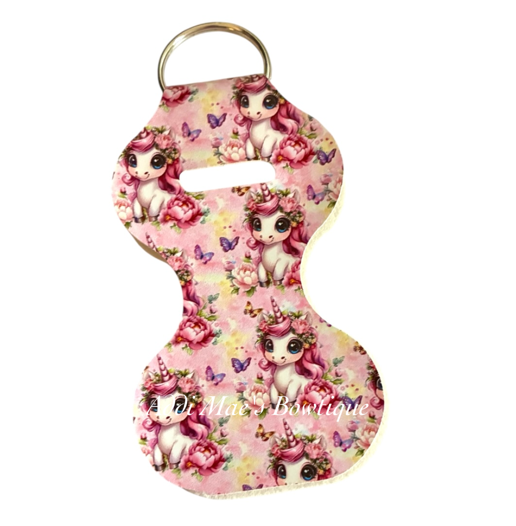 Pretty Unicorns Chapstick Keychain