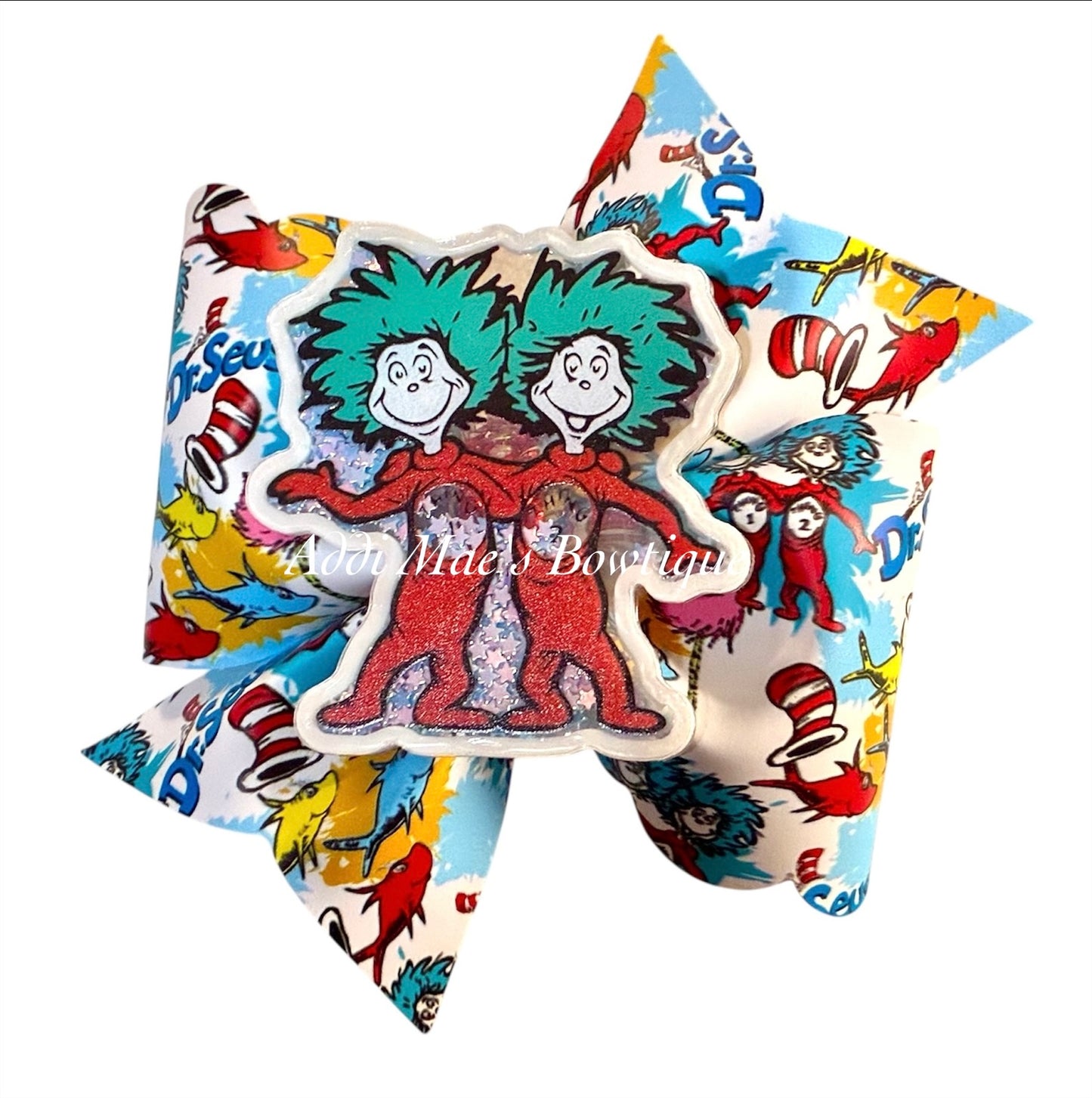 Double Trouble Book Characters Bow