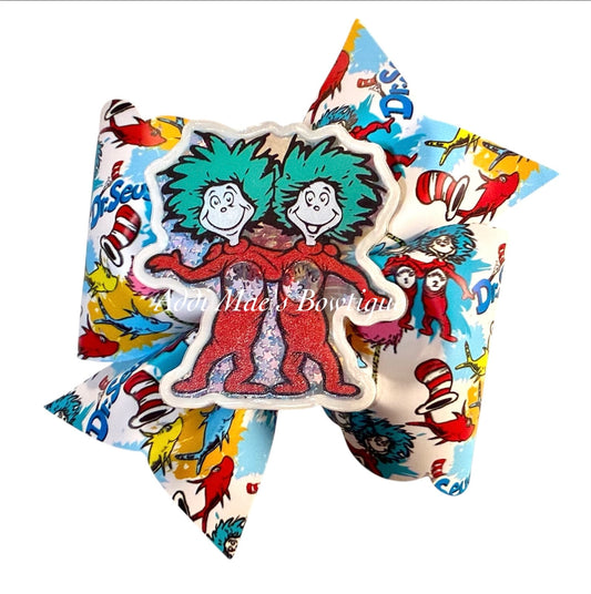 Double Trouble Book Characters Bow