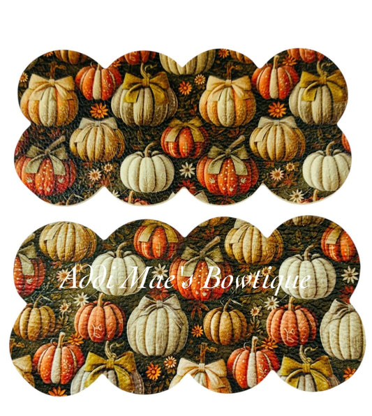 Autumn Pumpkins Cutie Bows Snap Clip Set