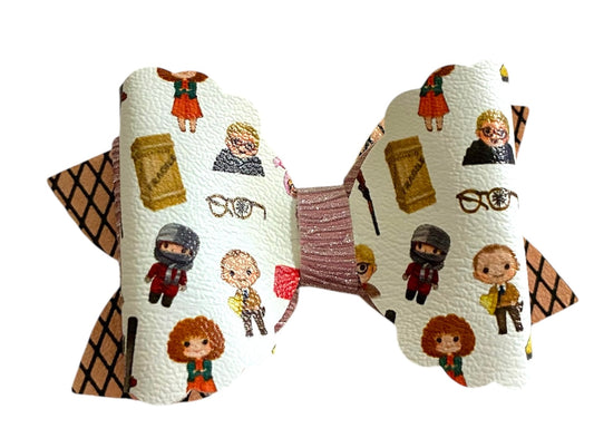 Christmas Movie Story Characters Bow