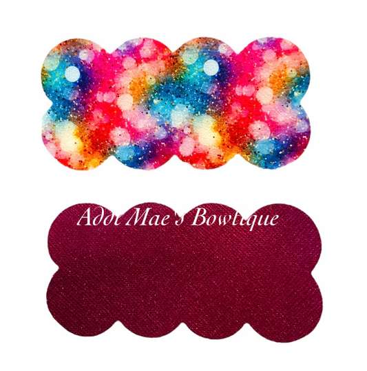 Confetti Sparkle Snap Clip Set