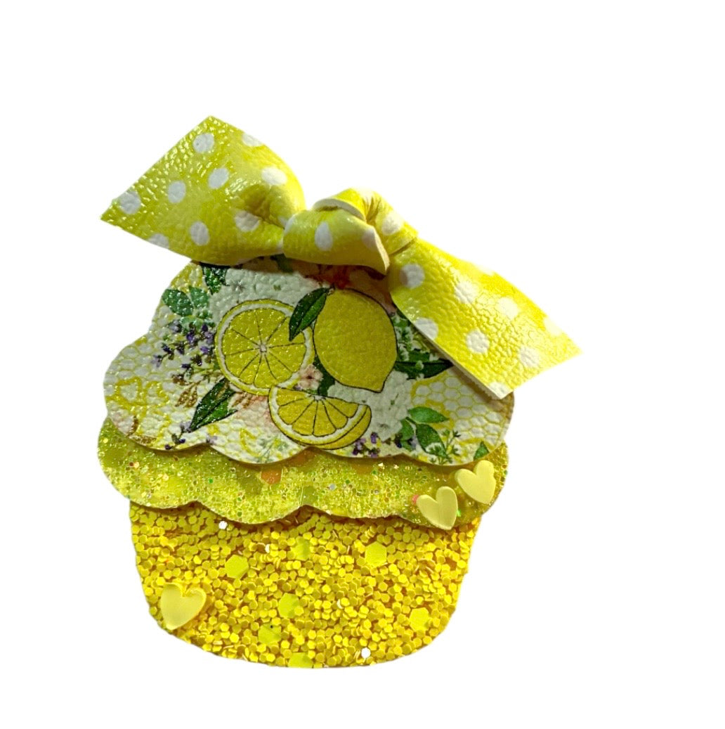 Lemons Cupcake Clip